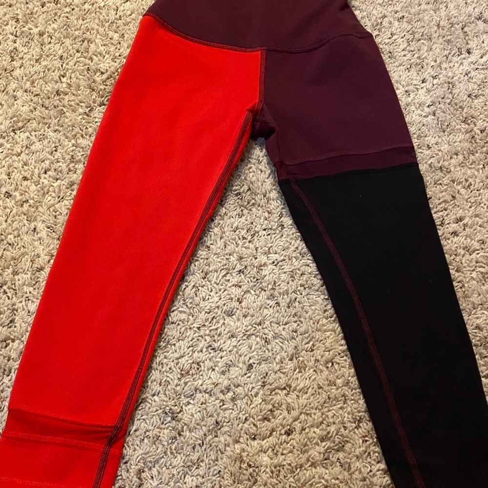 All color block capris